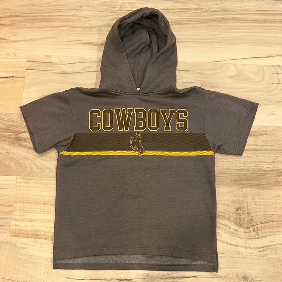 Cowboys Short Sleeve Hoodie Tee - Picture 1 of 3